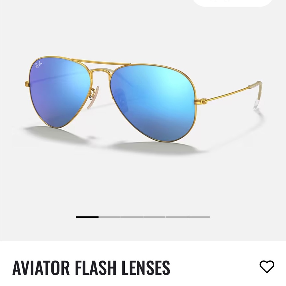 Blue Ray-Ban sunglasses